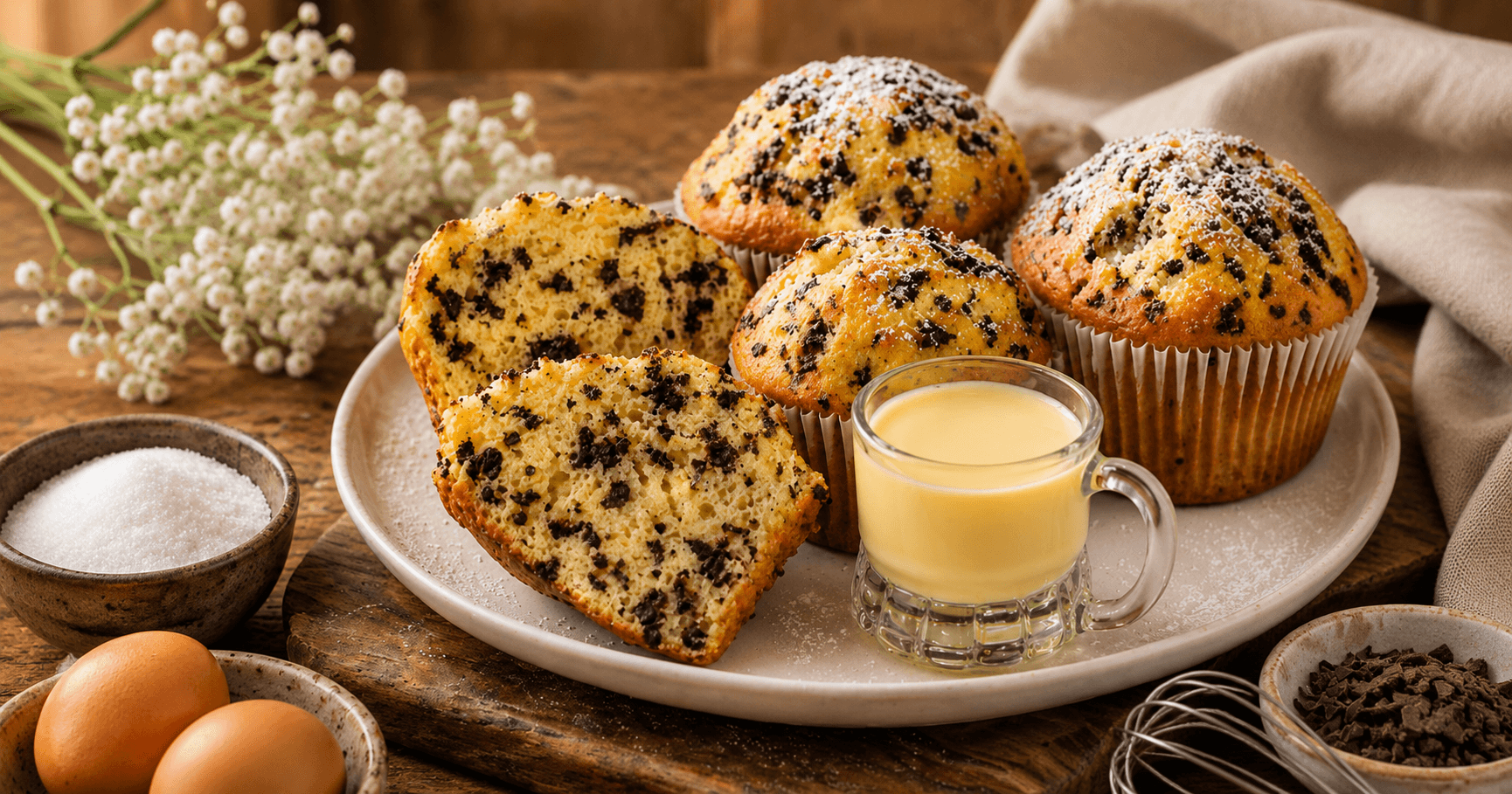 Eierlikör-Muffins – saftig, locker & herrlich aromatisch