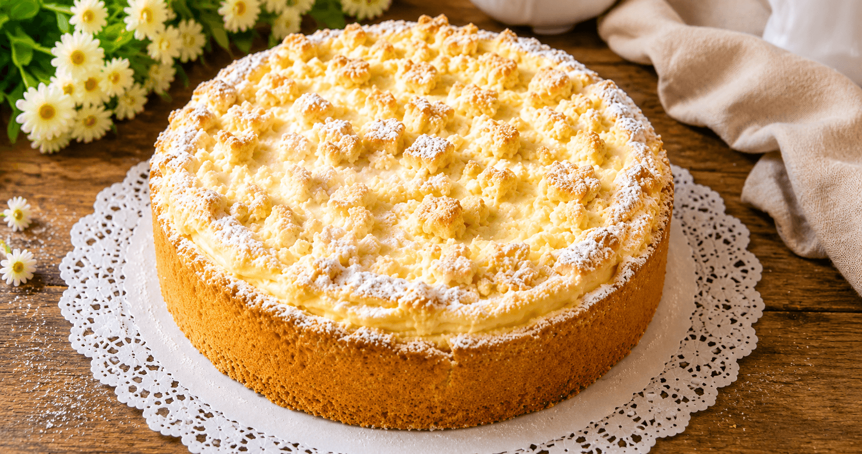 Quark-Puddingkuchen – cremiger Klassiker, in 10 Minuten vorbereitet